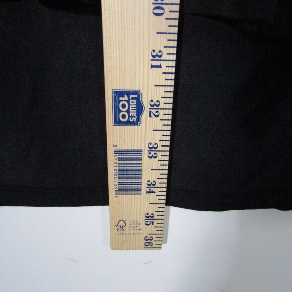 Roaman's Layered Shift Dress 1X Black Casual Classic Lagenlook Stretchy NWT - Picture 10 of 12